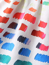Casual Round Neck Colorful Printed Exquisite Skater Dress