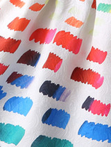 Casual Round Neck Colorful Printed Exquisite Skater Dress