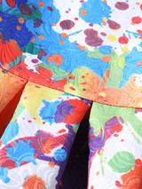 Casual Round Neck Multi-Color Printed Skater Dress Casual Round Neck Multi-Color Printed Skater Dress