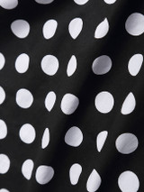 Casual Polka Dot Delightful Round Neck Skater-dress
