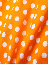 Casual Polka Dot Classical Round Neck Skater-dress