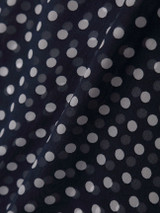 Casual Polka Dot Round Neck Shift Dress