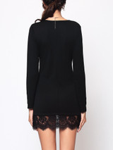 Casual Patchwork Plain Women's Sweetheart Bodycon Dress