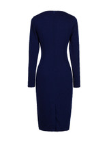Casual Decorative Button Plain Bodycon Dress