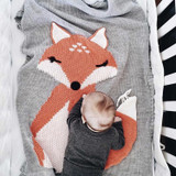 Cute Baby Animal Throw Blankets