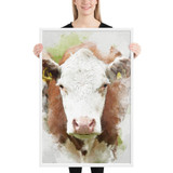 Personalized Watercolor Framed Poster