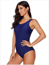 Women's Gradient Solid Color Sexy Underwireless Bikini One-Piece Swimsuit