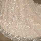 Illusion Neckline Long Sleeves Lace Tulle Backless High Quality Bridal  Wedding Dress