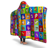 Funny Farm Animal Hooded Blanket