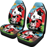 Cute Cow Car Seat Cover (Set of 2)