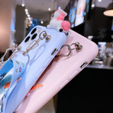 Cute 3D Cartoon Samsung Galaxy Case Shockproof Phone Cover with Lanyard
