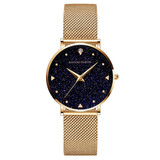 Mesh Band Stars Watches For Women Japan Quartz Watch