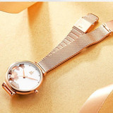Luxury Women Watches Elegant Mesh Band Japanese Quartz Watch