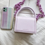Mini Chains Tote Bag New Trendy Small Square Shoulder Bags