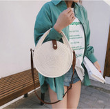 Bohemian Handmade Woven Round Shoulder Bag