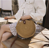 Bohemian Handmade Woven Round Shoulder Bag