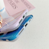 Gold Foil Bling Marble iPhone Case with Ring Holder