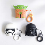 Star Wars Yoda 3D Airpods Case Earphones Protect Cover Green