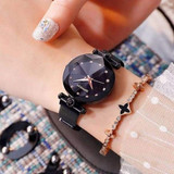 Luxury Magnetic Watch Women Starry Sky Watch | Magnet Watches