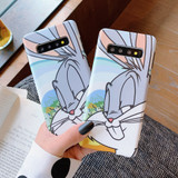 Matte Cartoon Phone Cover Cute Rabbit Samsung Galaxy Case