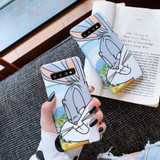 Matte Cartoon Phone Cover Cute Rabbit Samsung Galaxy Case