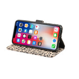 Wallet Flip Case Leopard Print Leather Phone Case Animal Print iPhone Case