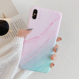 Candy Color Marble iPhone Case Matte Phone Cover