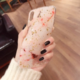 Luxury Gold Foil Bling Marble Phone Cases For iPhone