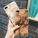 Luxury Gold Foil Bling Marble Phone Cases For iPhone