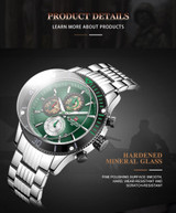 Top Brand Guy Quartz Watch Chronograph Military Sport Men's Watches
