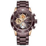 Top Brand Guy Quartz Watch Chronograph Military Sport Men's Watches