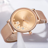 New Women Watches Luxury Fashion Flower Quartz Wristwatch Reloj Mujer