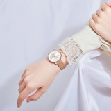 New Women Watches Luxury Fashion Flower Quartz Wristwatch Reloj Mujer