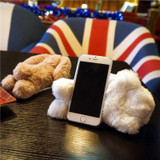 Cute Phone Cases Rabbit 3D Furry Funny iPhone Case Warm Winter Cases