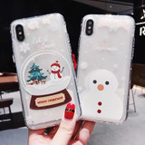 Glitter Liquid Christmas Case iphone Dynamic Liquid Quicksand Phone Cases