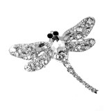 Crystal Vintage Dragonfly Brooches Fashion Women jewelry Large Vintage Pin