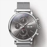 Luxury LOBINNI Brand Auto Mechanical Mens Leather Sapphire Watch Relogio