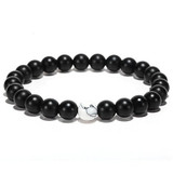 Handmade Custom Tiger Eye Natural Stone Couple Bracelets Gift