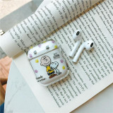 Case For AirPods Clear Protective Cover Cute Cartoon Earphone Case