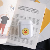 Case For AirPods Clear Protective Cover Cute Cartoon Earphone Case