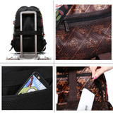 USB Charging Laptop Backpack Girls Flowers Travel Backpack