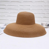 Women Retro Beach Wind Sun Hat Summer Wild Straw Hat Women Retro Beach Wind Sun Hat Summer Wild Straw Hat