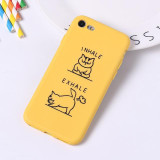 Cute Funny Cartoon Grumpy Cat Soft Matte iPhone Case Cover Coque