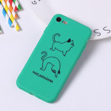 Cute Funny Cartoon Grumpy Cat Soft Matte iPhone Case Cover Coque