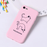 Cute Funny Cartoon Grumpy Cat Soft Matte iPhone Case Cover Coque