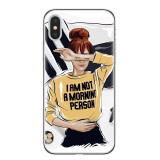 Vogue Girl Cute Phone Cases Transparent iPhone Case