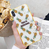 Glossy Cute Phone Cases Lovely Summer Fruits iphone Cover