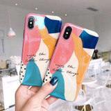 Colorful Art Graffiti Phone Case For iphone Glossy Cover