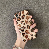 Luxury Glossy Shell Leopard Print Cell Phone Case For iphone