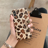 Luxury Glossy Shell Leopard Print Cell Phone Case For iphone